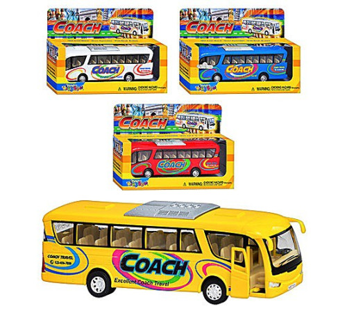 Машина метал. Tourist Bus (KS7101W)